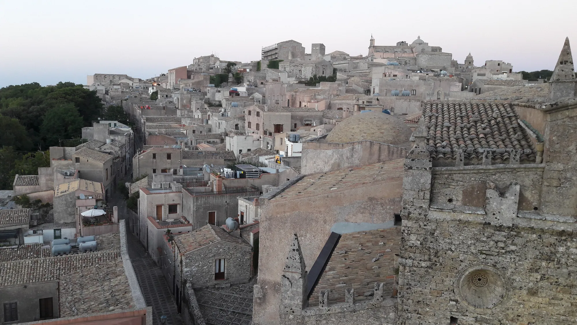 Panorama dei tetti di Erice